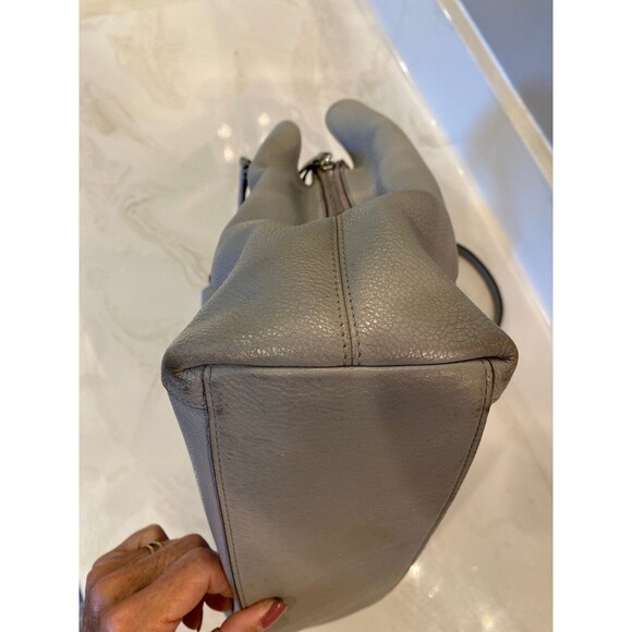Kate Spade Bag Large Triple Compartment Gray Shoulder Purse Tote - Picture 9 of 12
